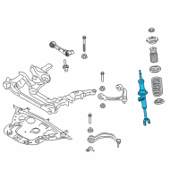 OEM 2019 BMW 650i xDrive Gran Coupe FRONT RIGHT SPRING STRUT Diagram - 31-31-6-789-604