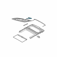 OEM 2007 Ford Focus Glass Weatherstrip Diagram - YS4Z-6151884-AA