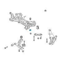 OEM 2021 Kia Forte BUSHING-CROSSMEMBER Diagram - 62486F2100