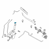 OEM 2019 Hyundai Santa Fe Cap-Windshield Washer Reservoir Diagram - 98623-2W000