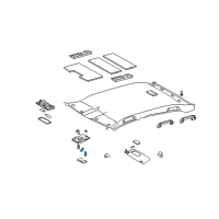 OEM 2016 Toyota Tundra Map Lamp Bulb Diagram - 90084-81002