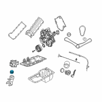 OEM 1999 Jeep Grand Cherokee Cap-Oil Filler Diagram - 53032389AA