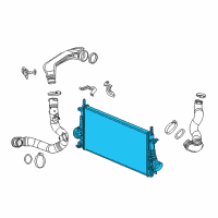 OEM Buick Regal Intercooler Diagram - 13241751