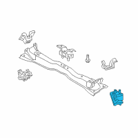 OEM 2005 Mercury Mountaineer Front Mount Diagram - 7A2Z-6038-D