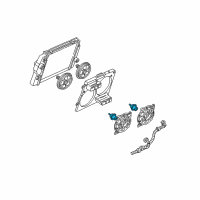 OEM Pontiac Sunfire Fan Motor Diagram - 22136897