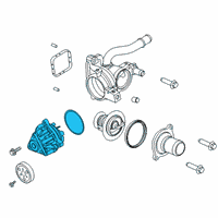 OEM 2022 Ford Bronco Sport Water Pump Diagram - K2GZ-8501-A