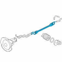 OEM 2020 Nissan GT-R Tube Assy-Oil Cooler Diagram - 21619-JW90A