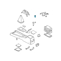 OEM 2002 Hyundai Elantra Knob-GEARSHIFT Lever Diagram - 43711-2D200-CA