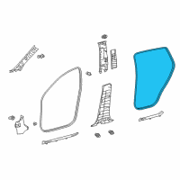 OEM 2018 Toyota RAV4 Surround Weatherstrip Diagram - 62331-0R050