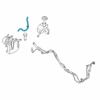 OEM Hyundai Genesis Hose-Suction Diagram - 57580-3M900