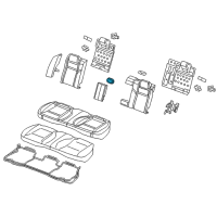 OEM 2015 Dodge Charger Cup HOLDE-Delete Diagram - 68104327AA