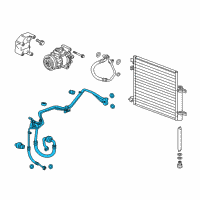 OEM 2015 Chevrolet Spark Liquid Hose Diagram - 94780880