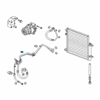 OEM Chevrolet Evaporator Tube Cap Diagram - 94816347