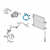 OEM 2015 Chevrolet Spark Hose & Tube Assembly Diagram - 42349812
