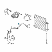 OEM Chevrolet Evaporator Tube Cap Diagram - 94816346