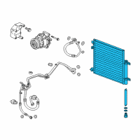 OEM 2013 Chevrolet Spark Condenser Diagram - 42366121