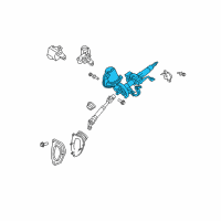 OEM Toyota Steering Column Diagram - 45250-48161