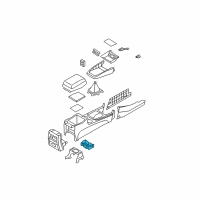 OEM 2008 Hyundai Santa Fe Drink Holder Diagram - 84680-2B100-J4