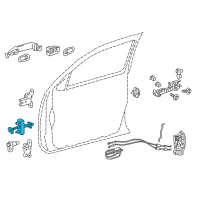 OEM Toyota Check Arm Diagram - 68610-04030