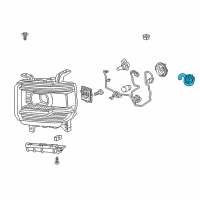 OEM 2014 GMC Sierra 1500 Harness Diagram - 23441352