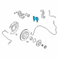 OEM BMW 428i xDrive Gran Coupe Disc Brake Pad Repair Kit Diagram - 34-20-6-873-094