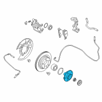 OEM 2015 BMW 328d xDrive Drive Flange Hub Diagram - 33-41-6-867-261