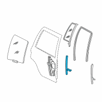 OEM 1999 Jeep Grand Cherokee Channel-Rear Door Glass Lower Diagram - 55137102AA