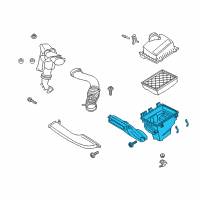 OEM Lincoln Lower Housing Diagram - DS7Z-9A600-A