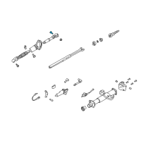 OEM 2009 Chevrolet Corvette Bracket Bolt Diagram - 11515768