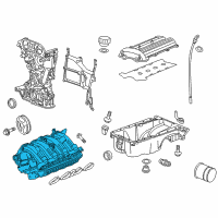 OEM 2015 Chevrolet Volt Intake Manifold Diagram - 55593173