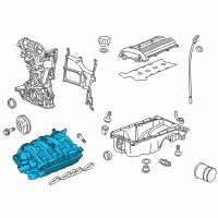 OEM 2011 Chevrolet Volt Intake Manifold Diagram - 55593173