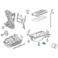 OEM 2016 Cadillac ELR Oil Filter Adapter Diagram - 55572186