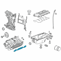 OEM 2015 Chevrolet Volt Intake Manifold Seal Diagram - 55573211