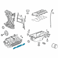 OEM 2011 Chevrolet Volt Intake Manifold Seal Diagram - 55573211