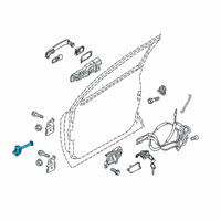 OEM 2019 Nissan Kicks Link-Door Stopper Diagram - 80430-5RB0A