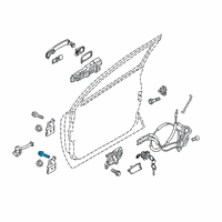 OEM 2019 Nissan NV2500 Bolt Hex Diagram - 01121-0108U