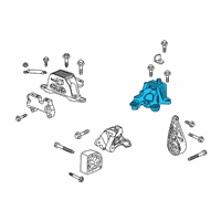 OEM 2020 Cadillac XT4 Side Transmission Mount Diagram - 84398110