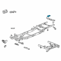 OEM 2020 Chevrolet Silverado 1500 Spare Carrier Diagram - 84398005