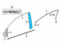 OEM 2022 Toyota Sienna Applique Diagram - 75755-08020