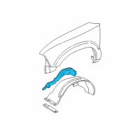 OEM Oldsmobile Bravada Splash Shield Diagram - 15989763