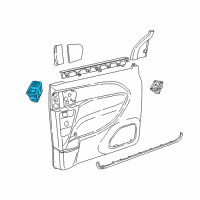 OEM 2021 Chrysler Voyager Switch-Power Window Diagram - 68234086AB