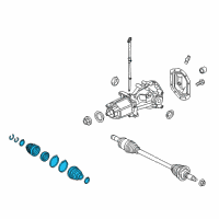 OEM 2010 Lincoln MKS Boot Kit Diagram - 8G1Z-3A331-B