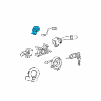 OEM 2005 Pontiac Vibe Ignition Switch Diagram - 88969647