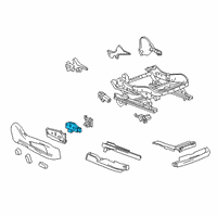 OEM 2018 Cadillac XT5 Adjuster Switch Diagram - 23431337