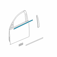 OEM Chevrolet Impala Belt Weatherstrip Diagram - 20987873