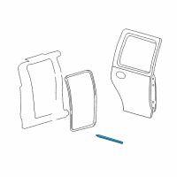 OEM 2004 Ford Excursion Lower Weatherstrip Diagram - YC3Z-78253A24-AA