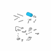 OEM 2003 Honda Civic Tank Assembly, Cng Diagram - 17500-S5W-A02