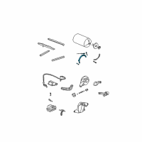 OEM 2004 Honda Civic Band, Front Cng Tank Diagram - 17521-S5W-000