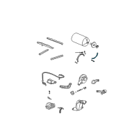 OEM Honda Civic Band, Rear Cng Tank Diagram - 17522-S5W-000