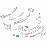 OEM 2014 BMW ActiveHybrid 7 Ultrasonic Sensor Diagram - 66-20-9-233-029